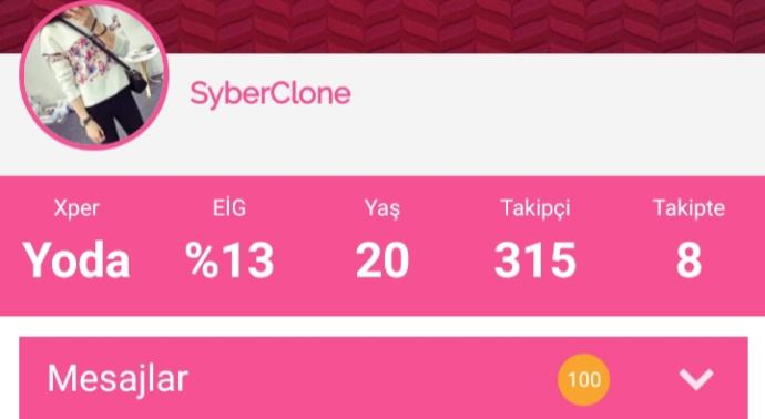 Mesajları istermsnz? 😁
