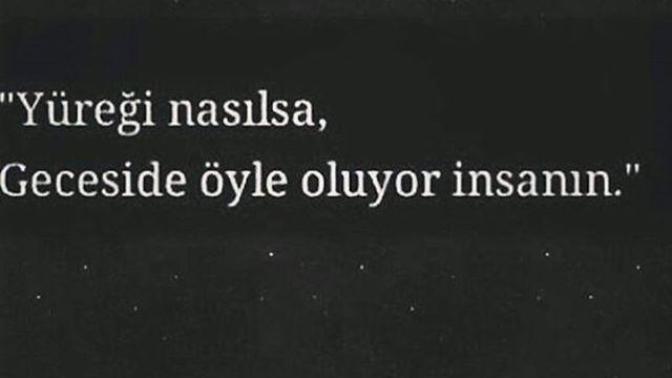 Geceye bir söz bırak😉?