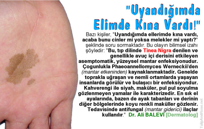 Gece uyuyan birisine melekler kına yakar mı?
