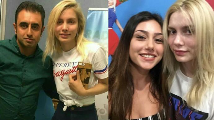 aleyna tilki nin doğal hali solda üniversiteli gibi sağdaki daha 15 yaşında gibi ve esmer olan kız daha güzel