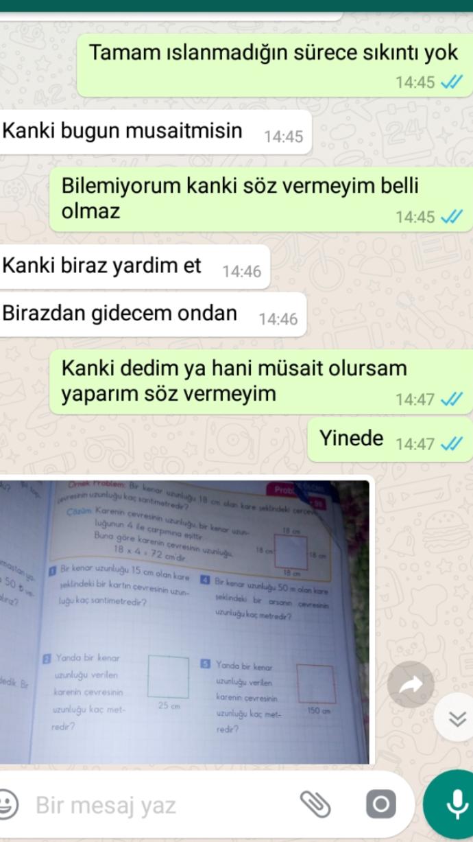 İstemediğim şeyi yaptırıyor ne yapmalıyım?