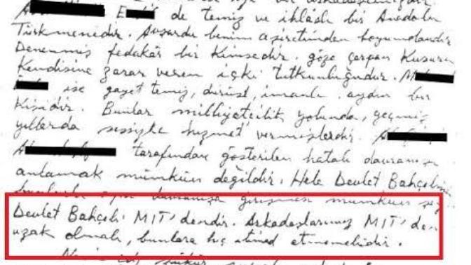MHP'liler Alparslan Türkeş'in tarafında mı, yoksa Türkeş'in "MİT'in adamıdır, güvenmeyin." dediği Bahçeli'nin tarafında mı?