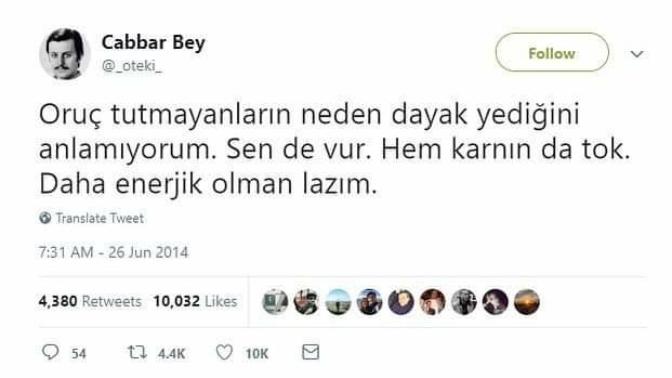 Oruç tutana/tutmayana saygılı mısınız?