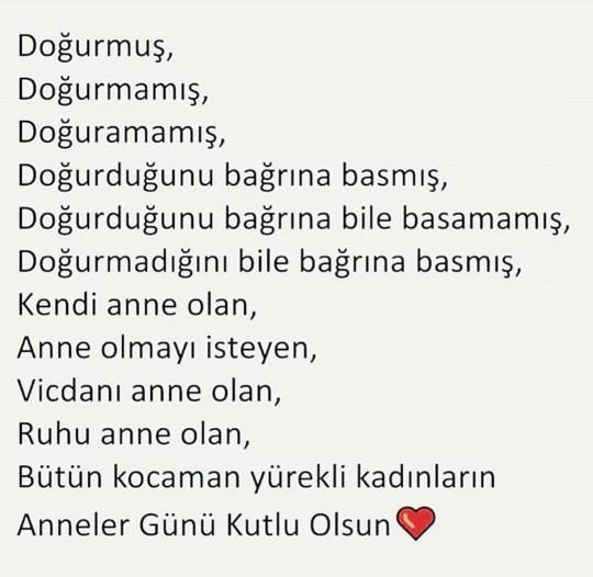 Aranızda anne olan var mı?