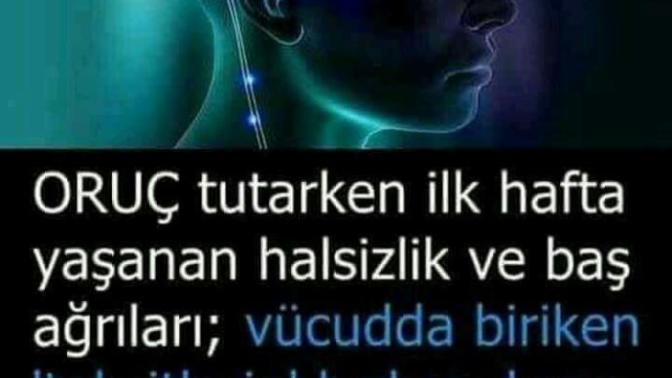 Oruç tutarken baş ağrısı veya baş dönmesi oldu mu hiç?