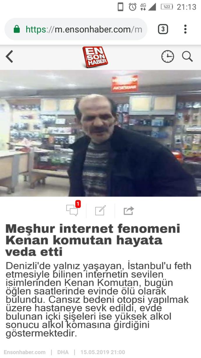 Kenan komutan vefat etti, sizce gelmiş geçmiş en iyi komutan değil miydi?