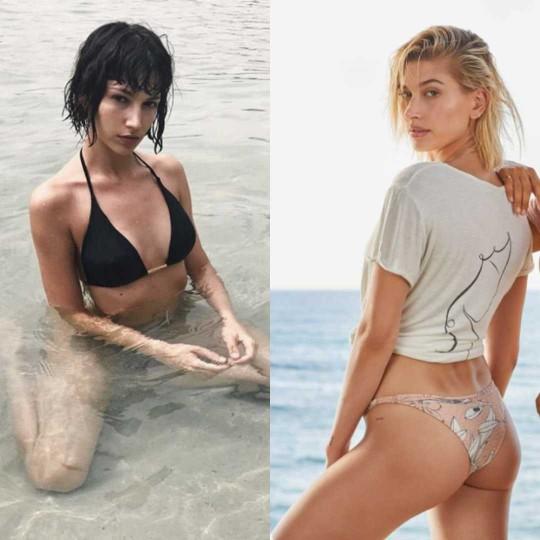 Hailey bieber ile Ursula Corbero saç baş kavga etse kim döver?