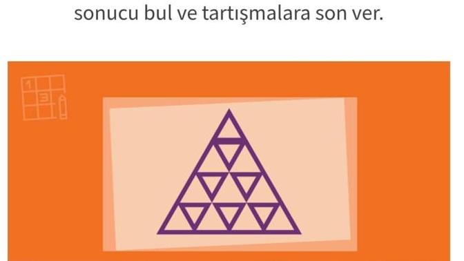 Görseldeki şekilde kaç adet üçgen vardır?