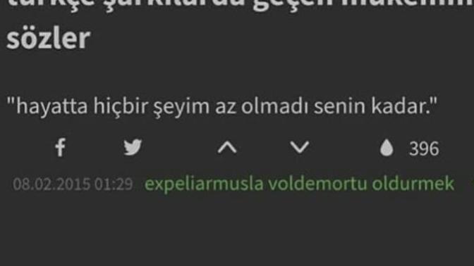 Türkçe şarkılarda geçen yüreğinizde yer edinmiş en güzel cümleler nelerdir?
