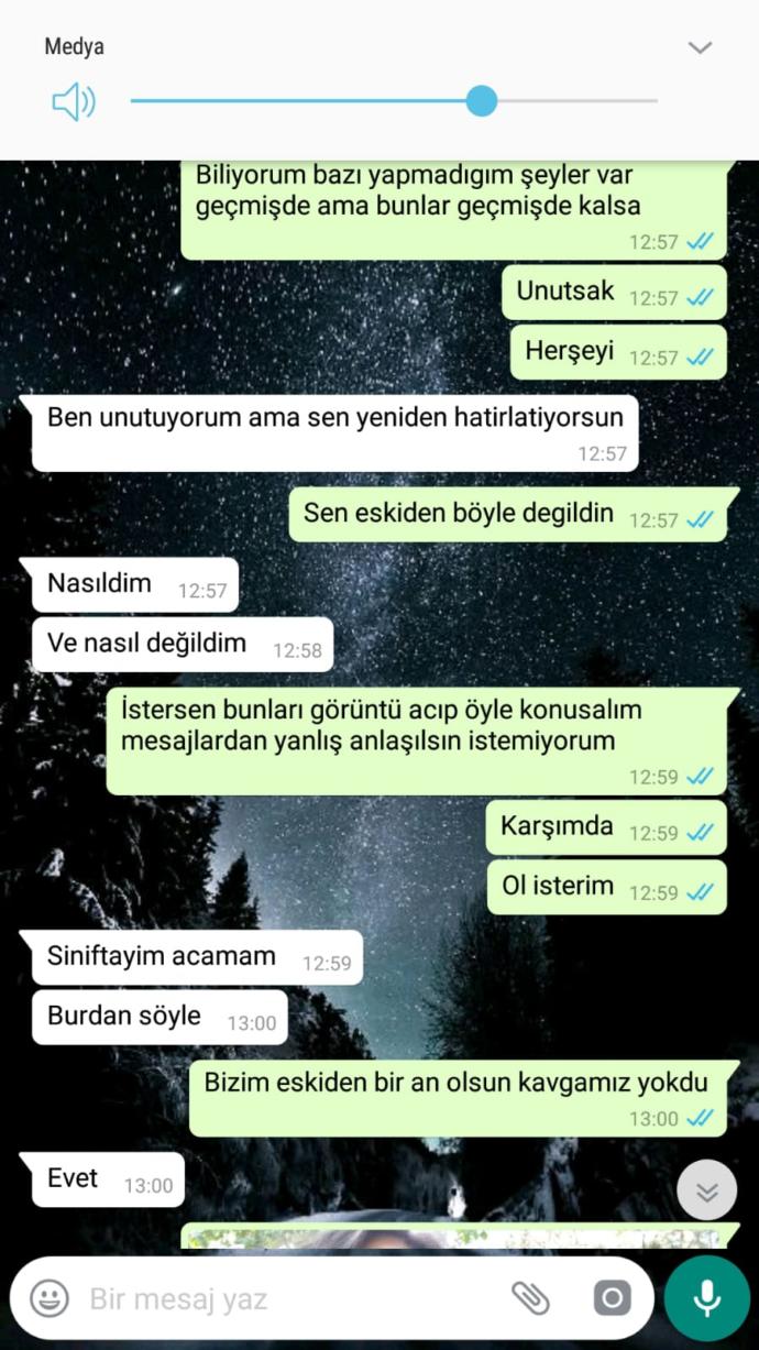 Sevgilim beni sevmedigini söyledi benimle sadece iyi vakit geçirdigi için onu mutlu ettigim icin benleymış mesajlar detayda yardı?