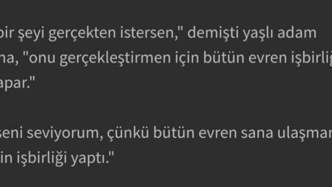 Bir şeyi gerçekten istersek olur mu?