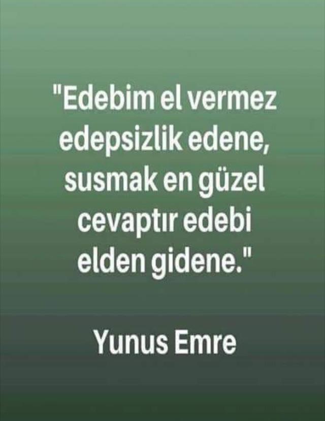 Ramazan da güzel bir söz duymak ve Yunus emre'den bir şiir okumak istermisiniz?