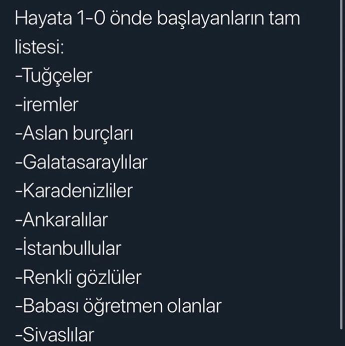 Siz hayata 1-0 önde başlayanlardan mısınız💕💕💕?
