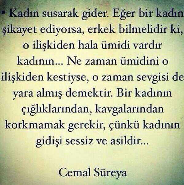 Kadın sustuğunda korkmalı mı?