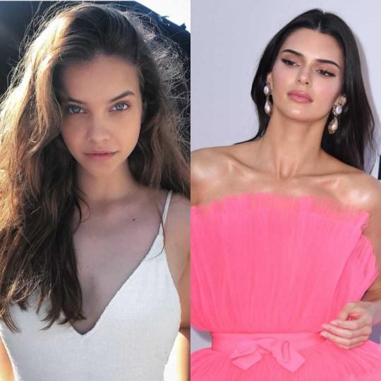 Kendall Jenner ile Barbara Palvin saç baş kavga etse kim kazanır?