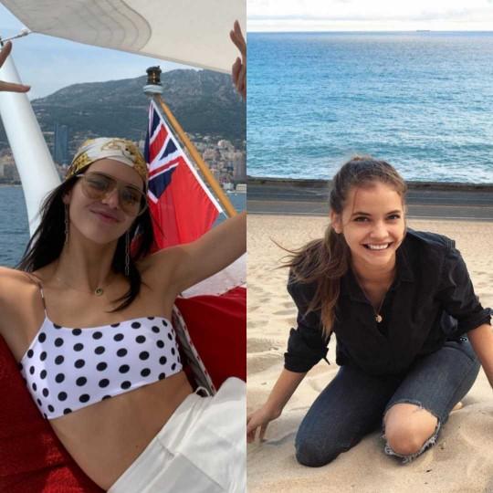Kendall Jenner ile Barbara Palvin saç baş kavga etse kim kazanır?