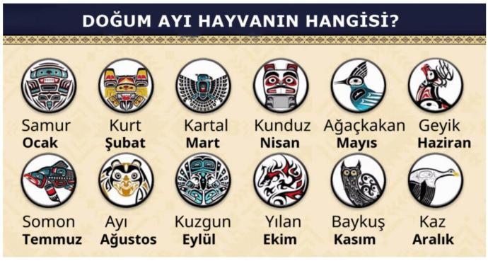 Doğum ayı hayvanin hangisi?