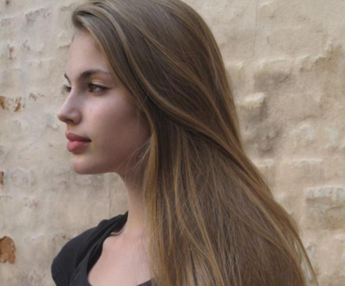 Siyah saça kumral boya