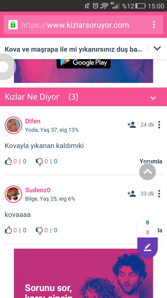Kova ve maşrapa ile mi yıkanırsınız duş başlığıyla mı?