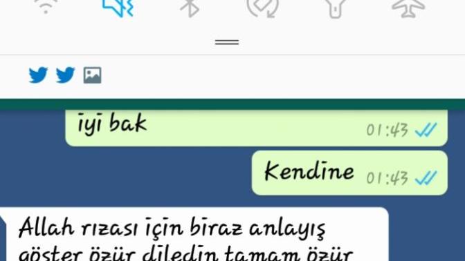 Bana cok öfkeli sinirlendim ayrılalım dedim sizce guzel bir mesaj yazmalı mıyım? Canım yanıyor ya?