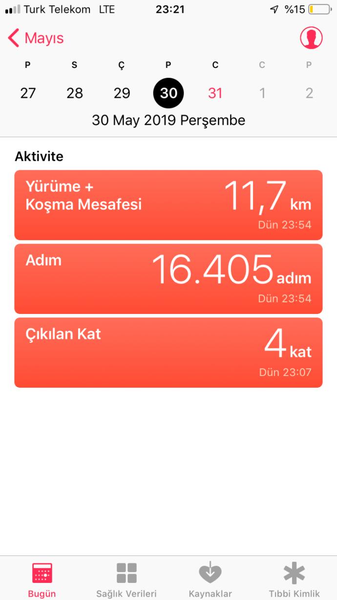 En fazla kaç bin adım attınız?