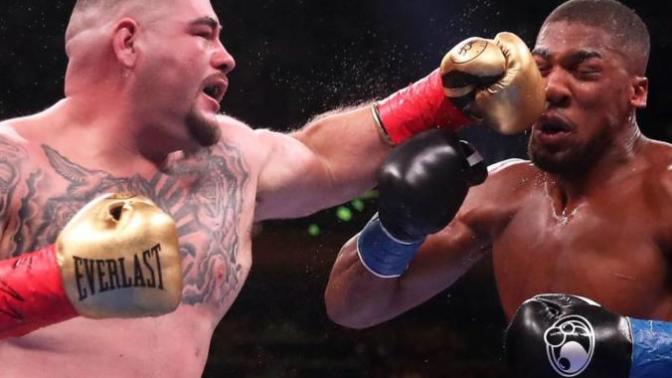 Fitnessci balon patladı. Joshua yedek rakibi Andy Ruiz'e yıkıldı. Niçin yıllardır Wilder ile maç yapmadığını şimdi anladınız mı?
