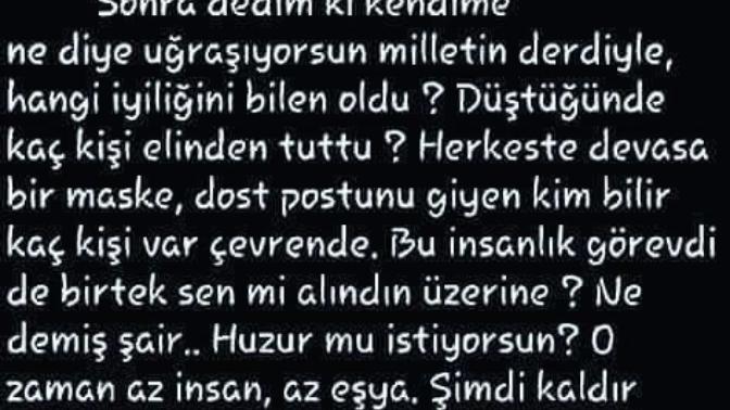 Yine mutlu olmayi beceremedik nerde hata yaptık hayata dair?