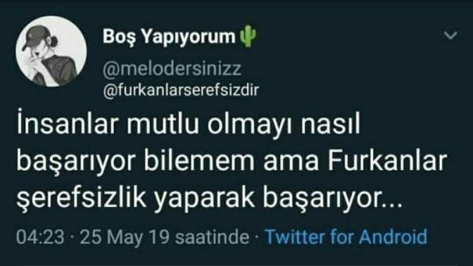 Neden herkes Furkan düşmanı olmuş. Siz Furkan ismini seviyor musunuz 🤔 ?