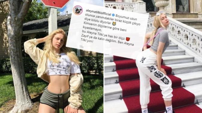 Yeni ölçü birimimiz Aleyna Tilki'ye göre zayıf mısın kilolu mu?