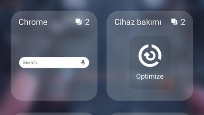 Widget ana ekran düzeni kilitli?