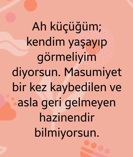 Olgunlaşma belirtileri sizce neler?