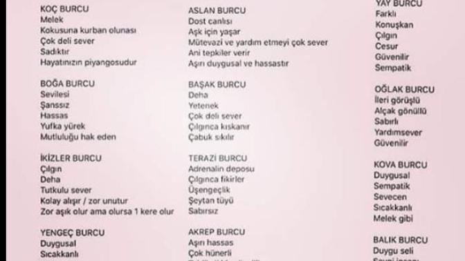 Burçlar kişilerin gerçek karakterini yansıtır mı?