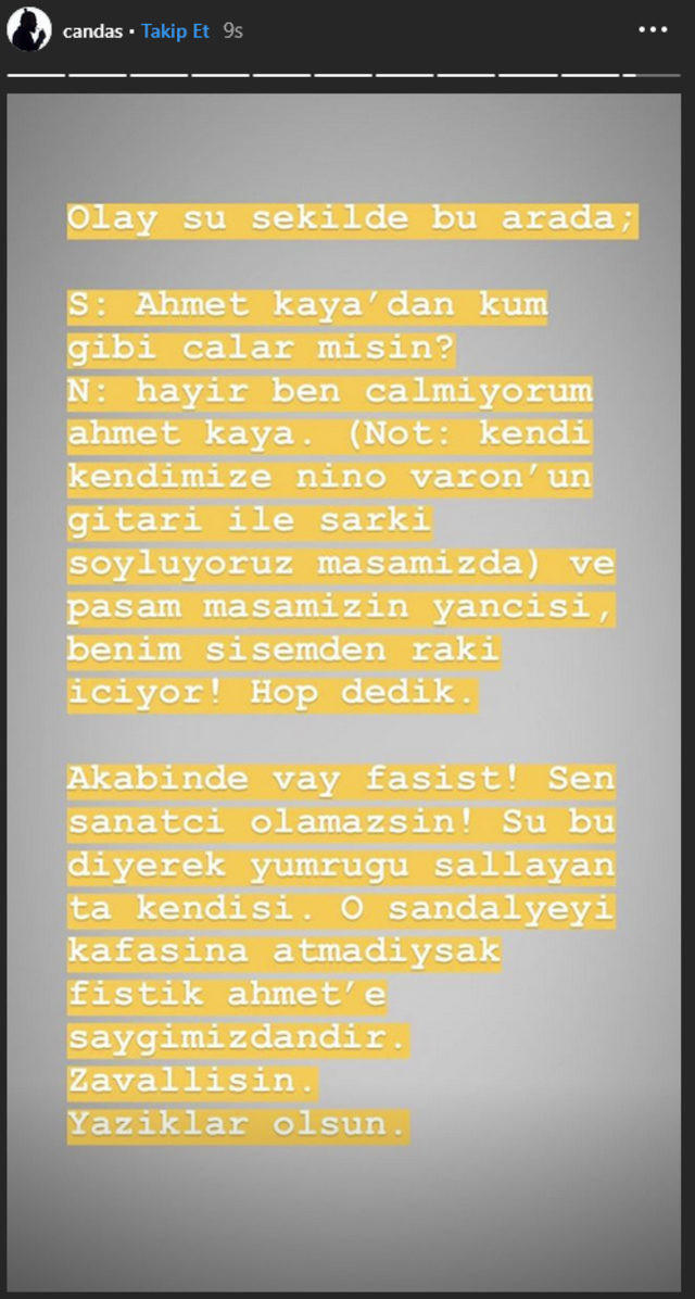 İddialar bu şekilde