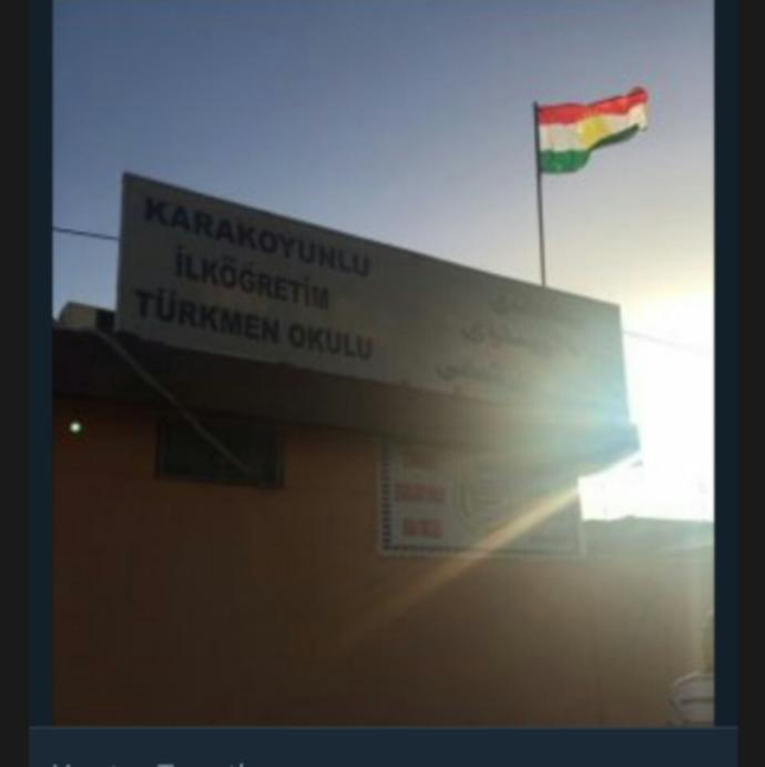 Kürdistan özerk yönetiminde bir Türkmen okulu