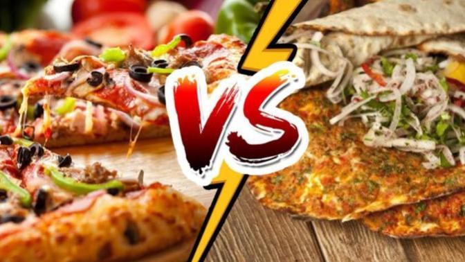 Yıllardır bitmeyen tartışma! Pizza mı, lahmacun mu?