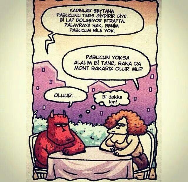 Şeytana pabucu kadınlar mi erkekler mi ters giydirir?