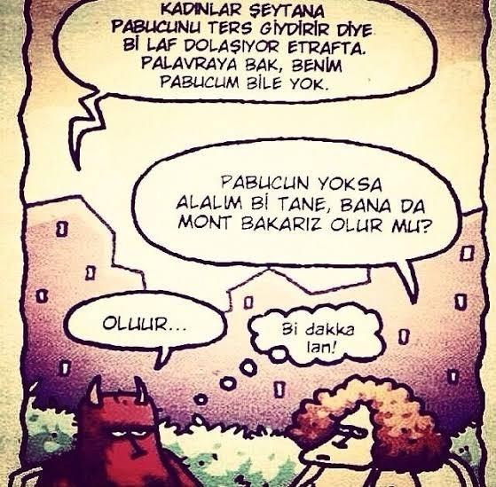 Şeytana pabucu kadınlar mı erkekler mi ters giydirir?