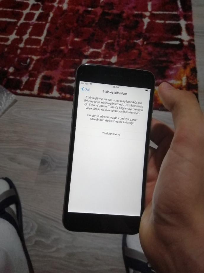 İphone 6 plusum etkinleştirilemiyor?