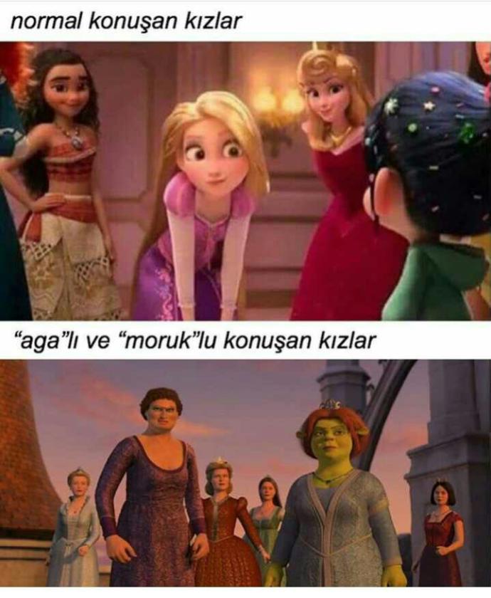 Aga moruk diyen kızlar daha mı delikanlı?