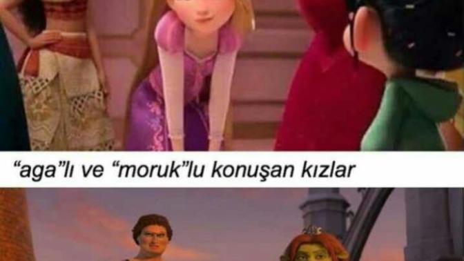Aga moruk diyen kızlar daha mı delikanlı?