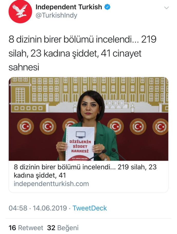 Dizilerdeki şiddet sahneleri aşırı değil mi?