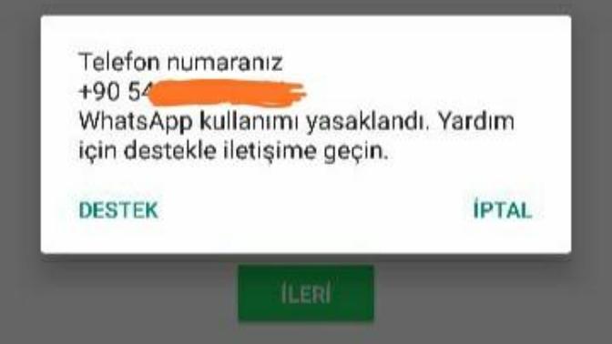 WhatsApp kullanımı yasaklandı?