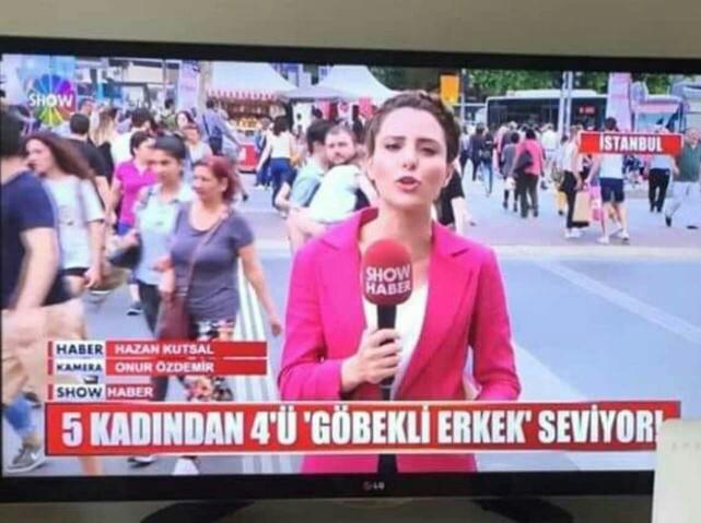 Haberlerde gördüğüm 5 kadından 4 ü göbekli erkek seviyormus ben hiç rastlamadım sizce?
