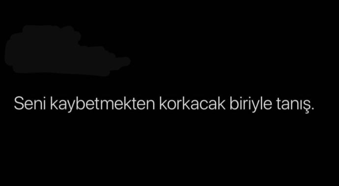 Seni kaybetmekten korkan birisiyle tanıştınız mı?