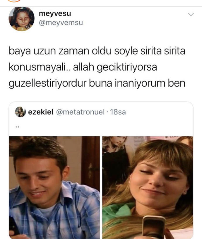 Flört ettiğiniz biri var mı? En son ne zaman mesajlaşırken gülümsediniz?