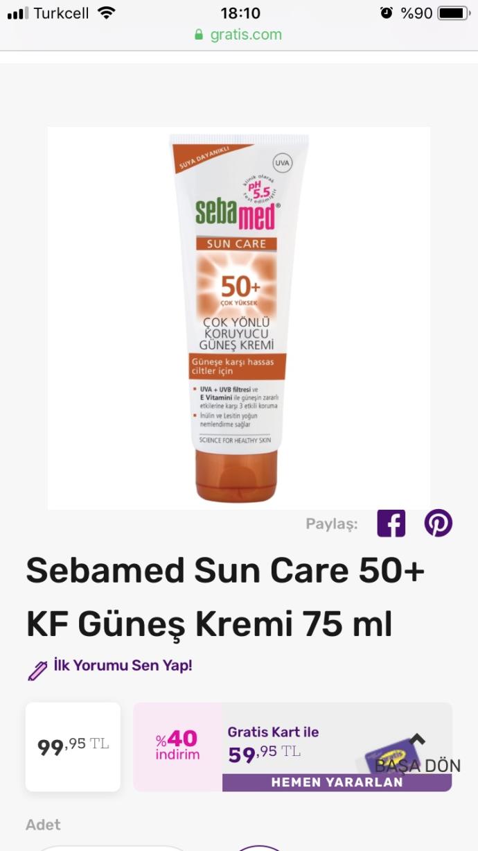 Güneş koruyucu olarak tavsiyeniz nedir?