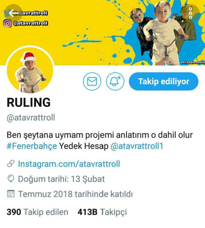 Sosyal medyadaki sahte hesapları ve sahte paylaşımları ifşalayan ruling @atavrattroll hesabını biliyor musunuz?