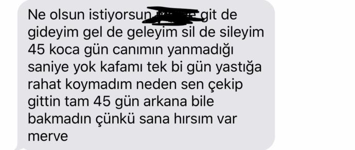 Eski sevgilime geri döndüm bana bunları dedi sizce ne yapayım?