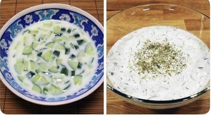 Cacıkta salatalık küp mü olmalı, rendelenmiş mi?