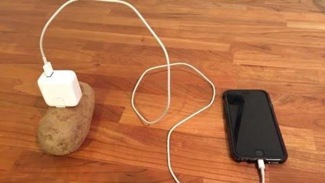 Patates ile telefonu hiç şarj ettiniz mi arkadaşlar?